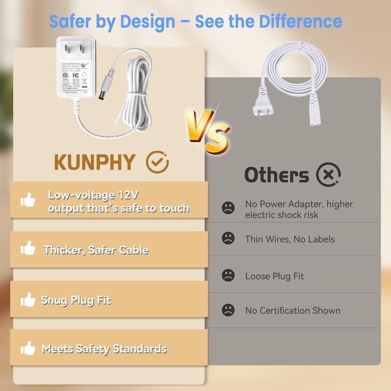 KUNPHY Ultrasonic Jewelry Cleaner, Jewelry Cleaner Machine 12oz 46KHz, Professional Sonic Cleaner with One-Touch Operation, Sonic Cleaner for Rings, Glasses, Jewelry, Dentures White - Image 5